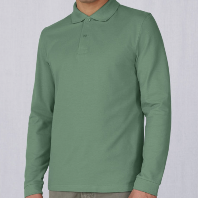 Polo manches longues | 210 GSM